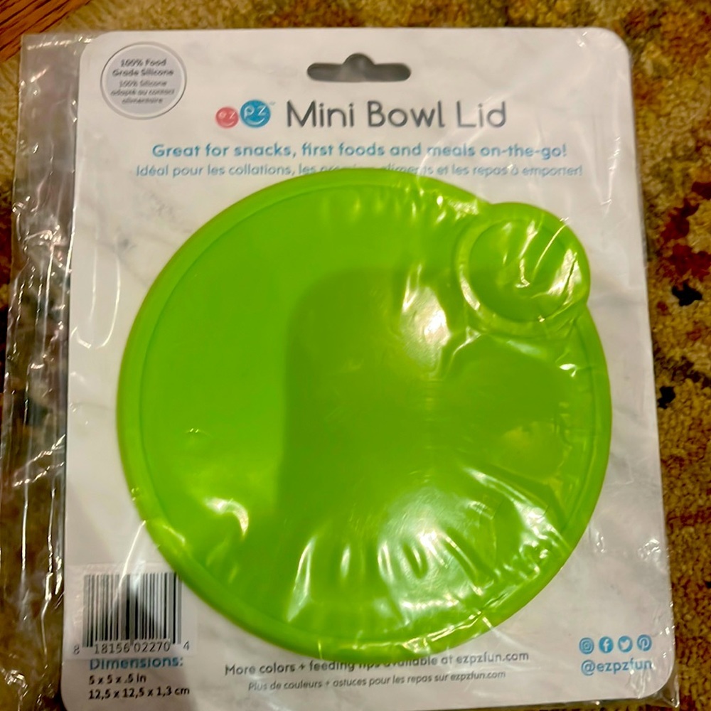 Mini bowl lid